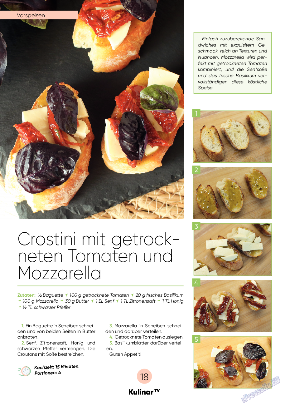 Kulinar TV (журнал). 2022 год, номер 9, стр. 18