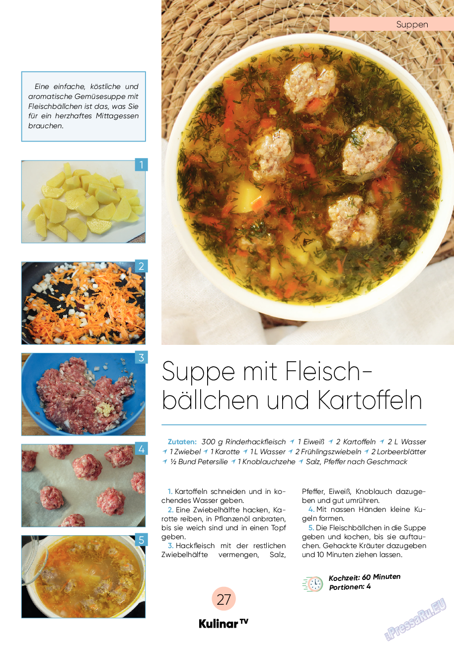Kulinar TV (журнал). 2022 год, номер 9, стр. 27