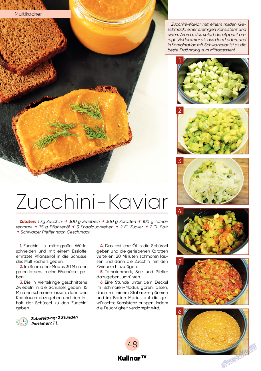 Kulinar TV, журнал. 2022 №9 стр.48