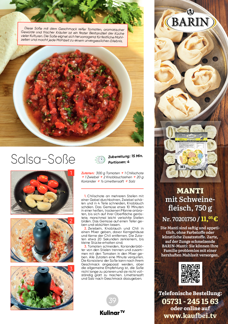 Kulinar TV, журнал. 2023 №12 стр.39