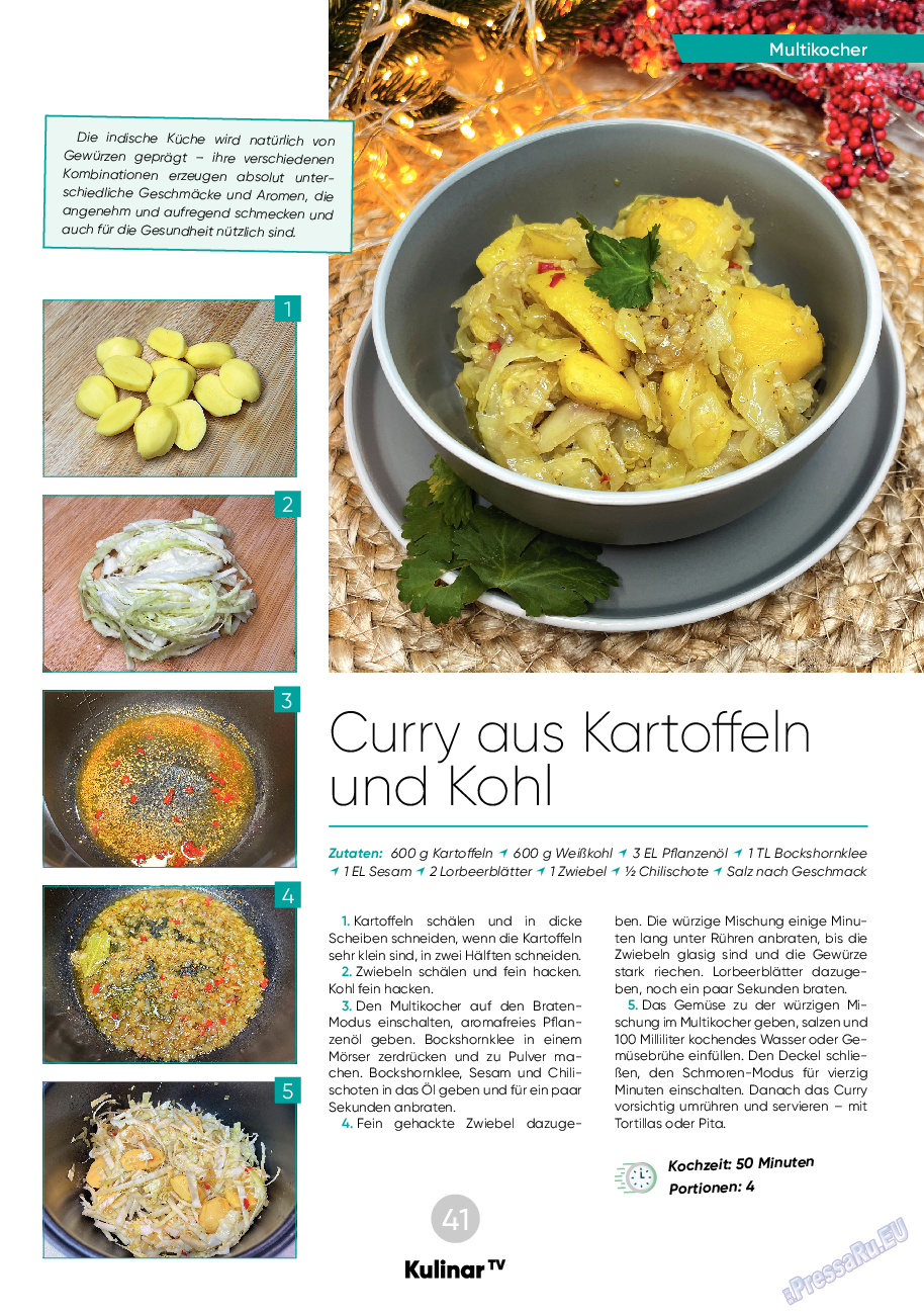 Kulinar TV, журнал. 2023 №12 стр.41