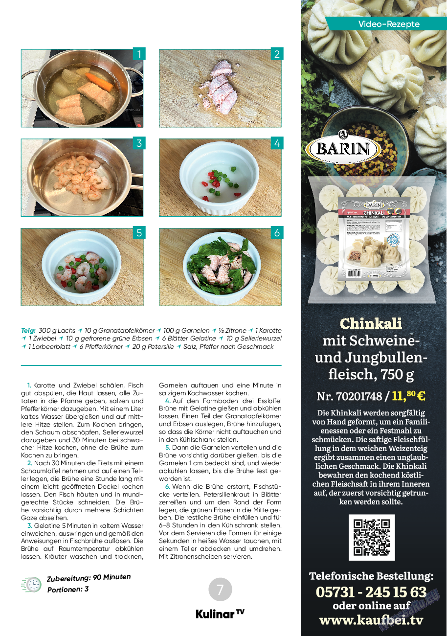 Kulinar TV, журнал. 2023 №12 стр.7