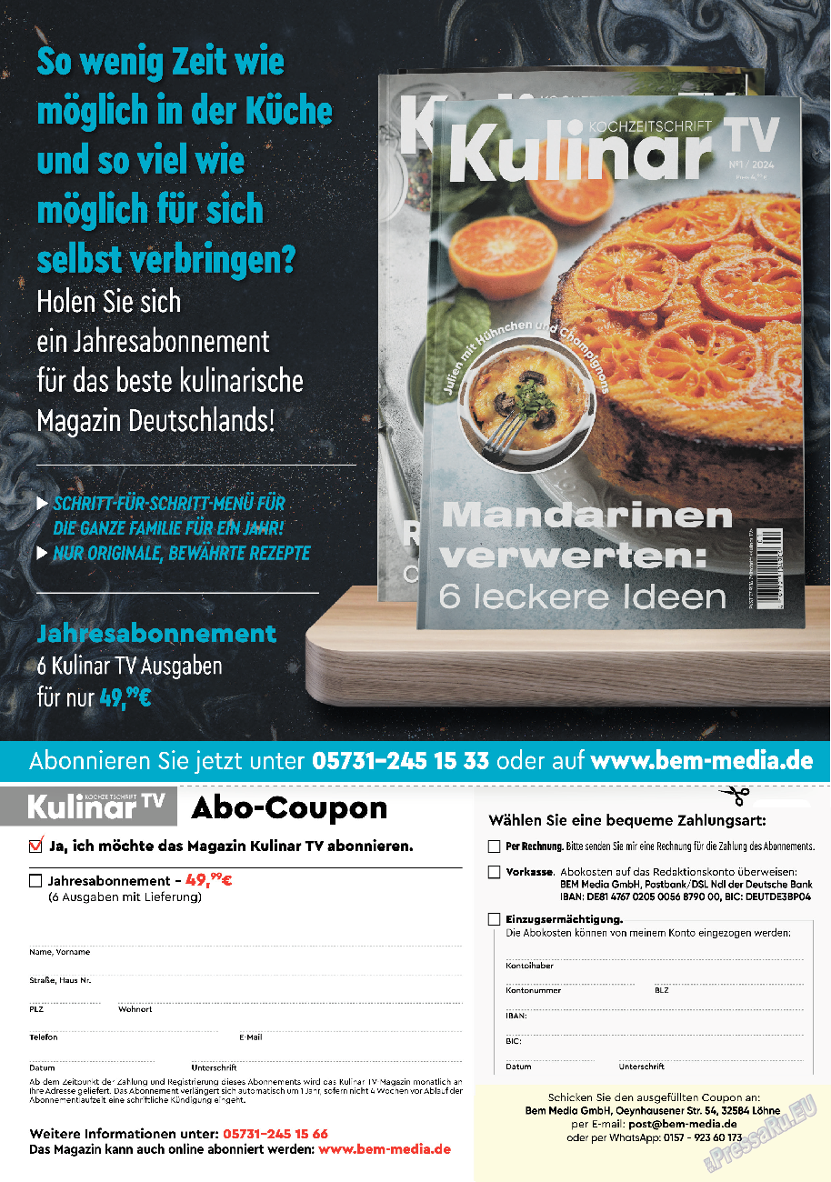 Kulinar TV, журнал. 2024 №3 стр.66