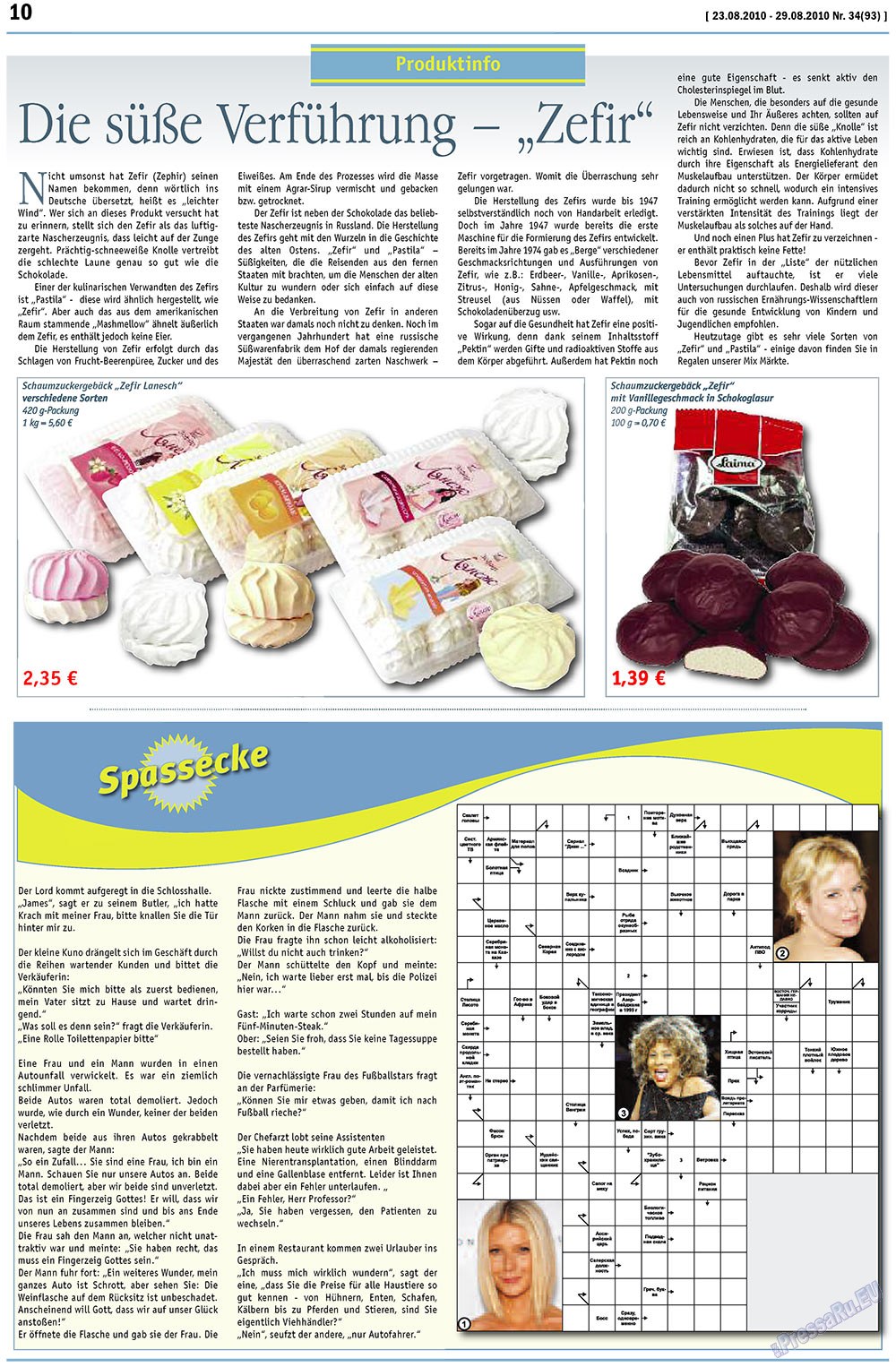 MIX-Markt Zeitung (Zeitung). 2010 Jahr, Ausgabe 34, Seite 10