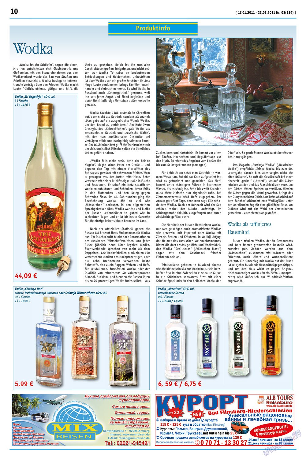 MIX-Markt Zeitung (газета). 2011 год, номер 3, стр. 10