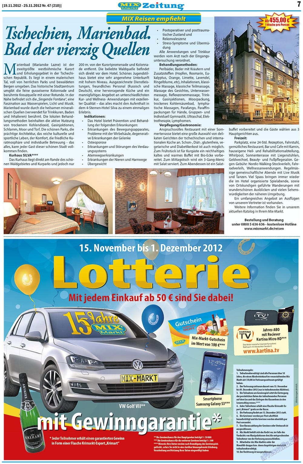 MIX-Markt Zeitung (газета). 2012 год, номер 47, стр. 7
