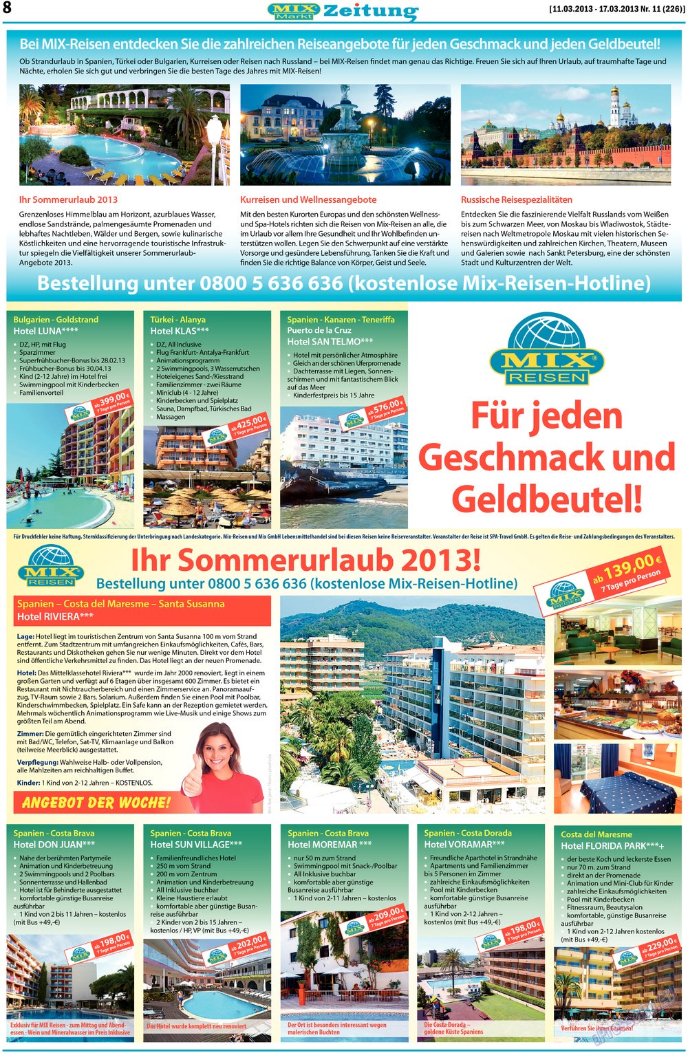 MIX-Markt Zeitung, газета. 2013 №11 стр.8
