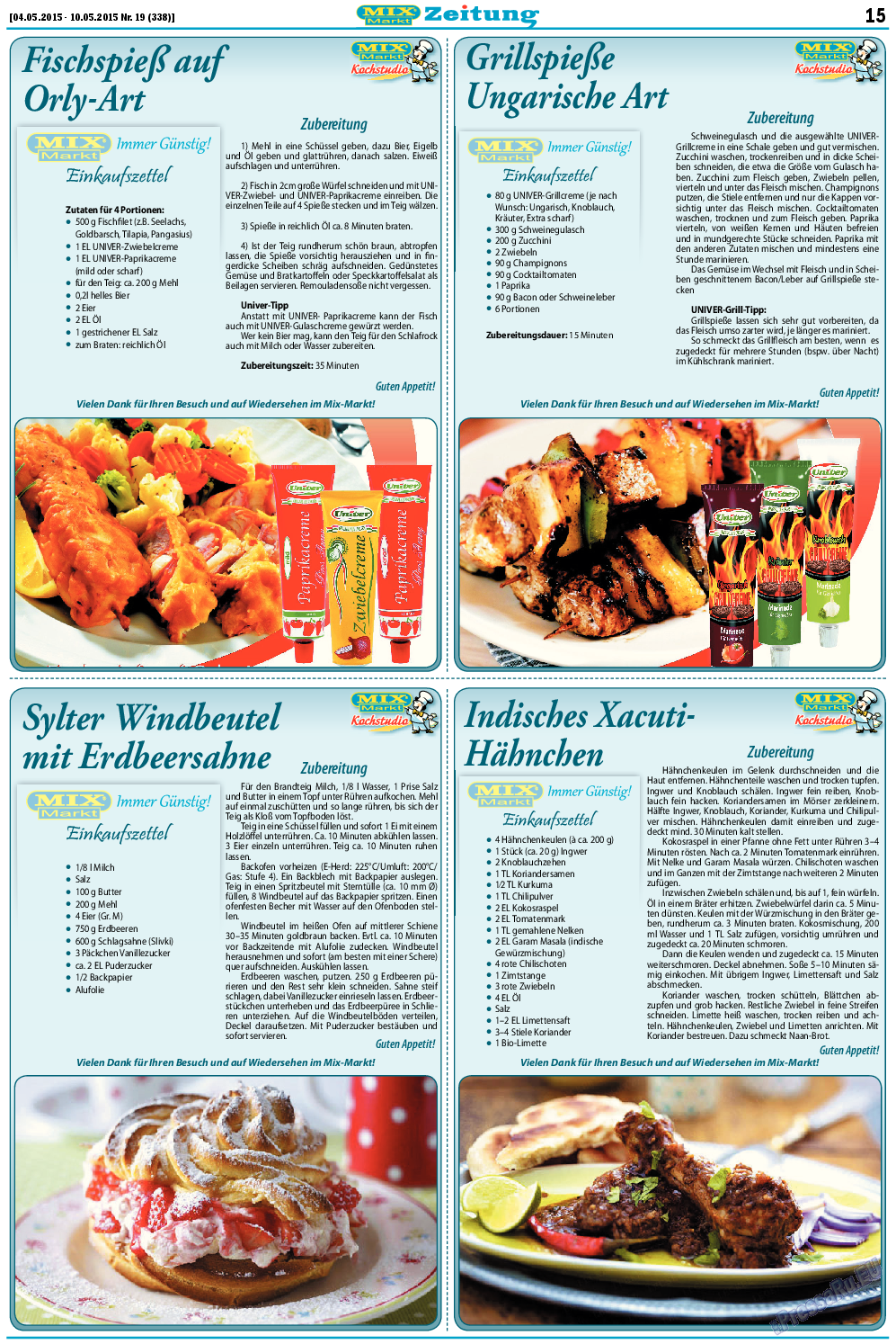 MIX-Markt Zeitung, газета. 2015 №19 стр.15