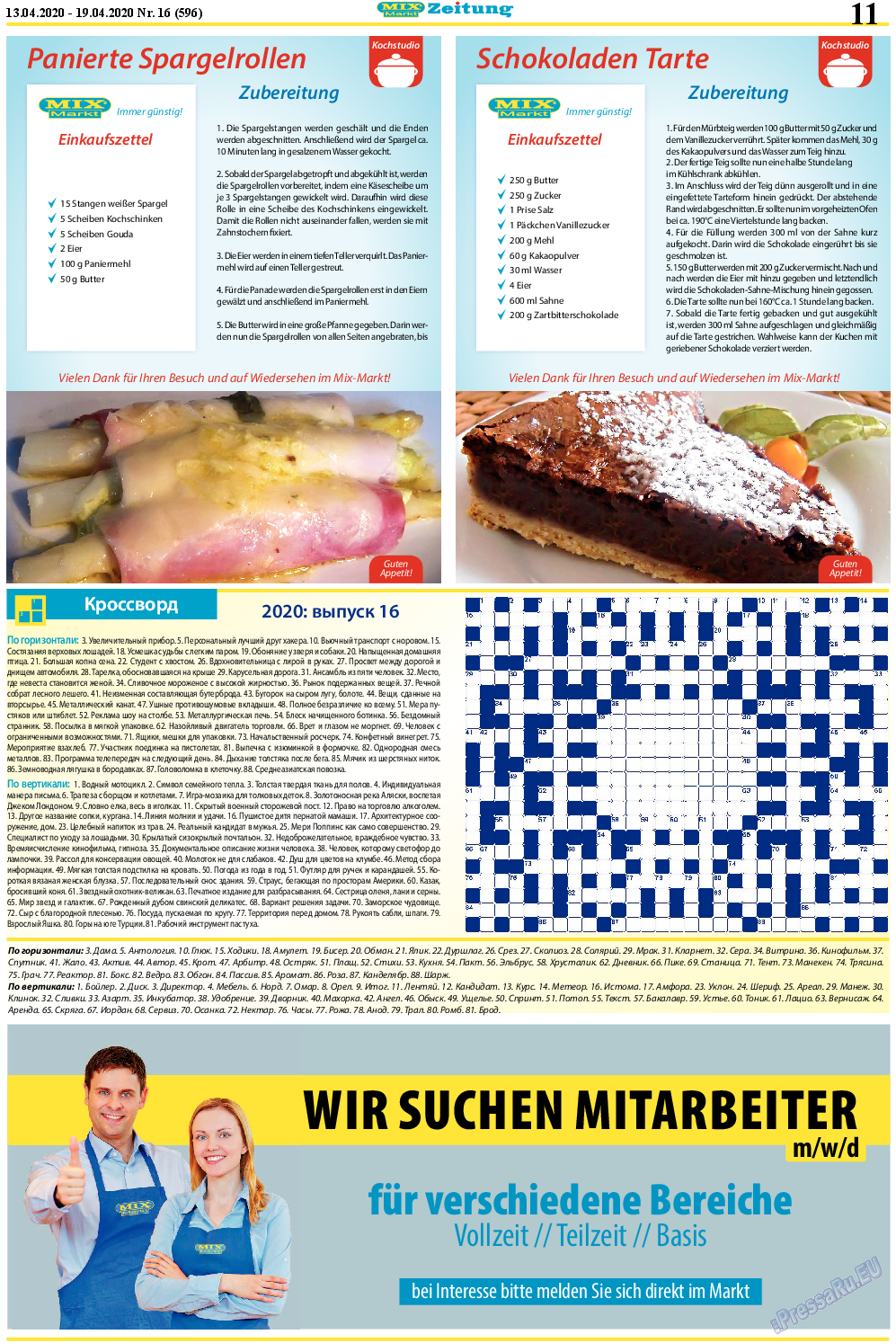 MIX-Markt Zeitung, газета. 2020 №16 стр.11