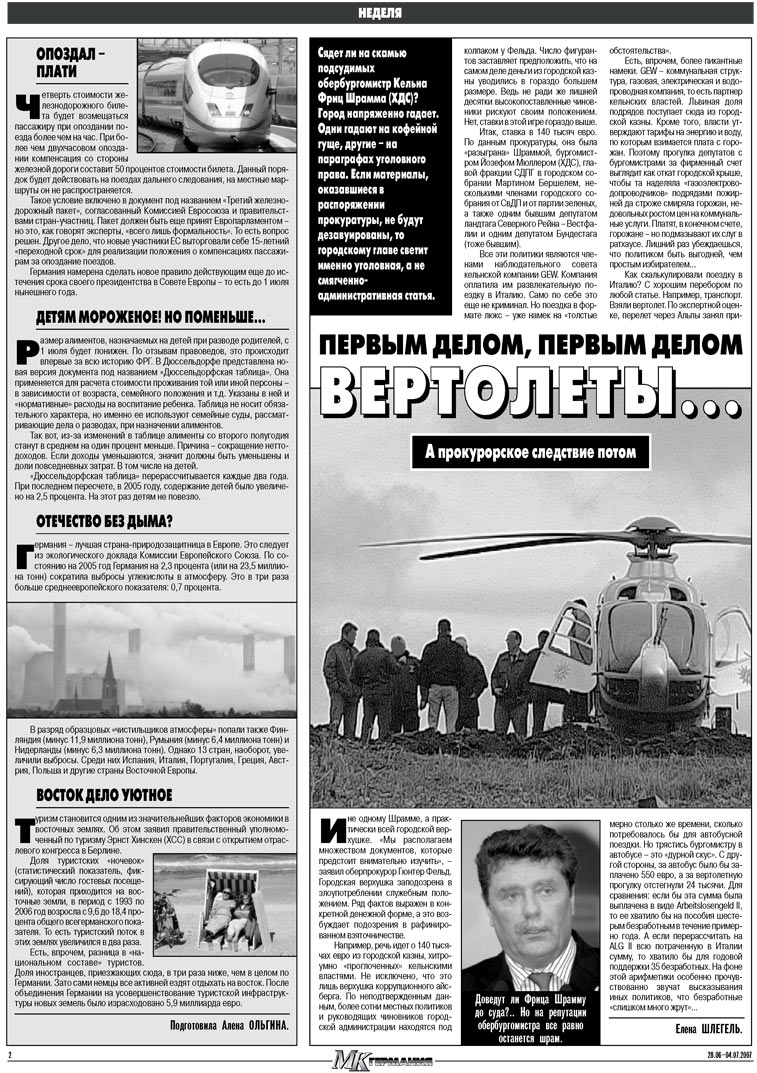 MK-Deutschland (Zeitung). 2007 Jahr, Ausgabe 26, Seite 2