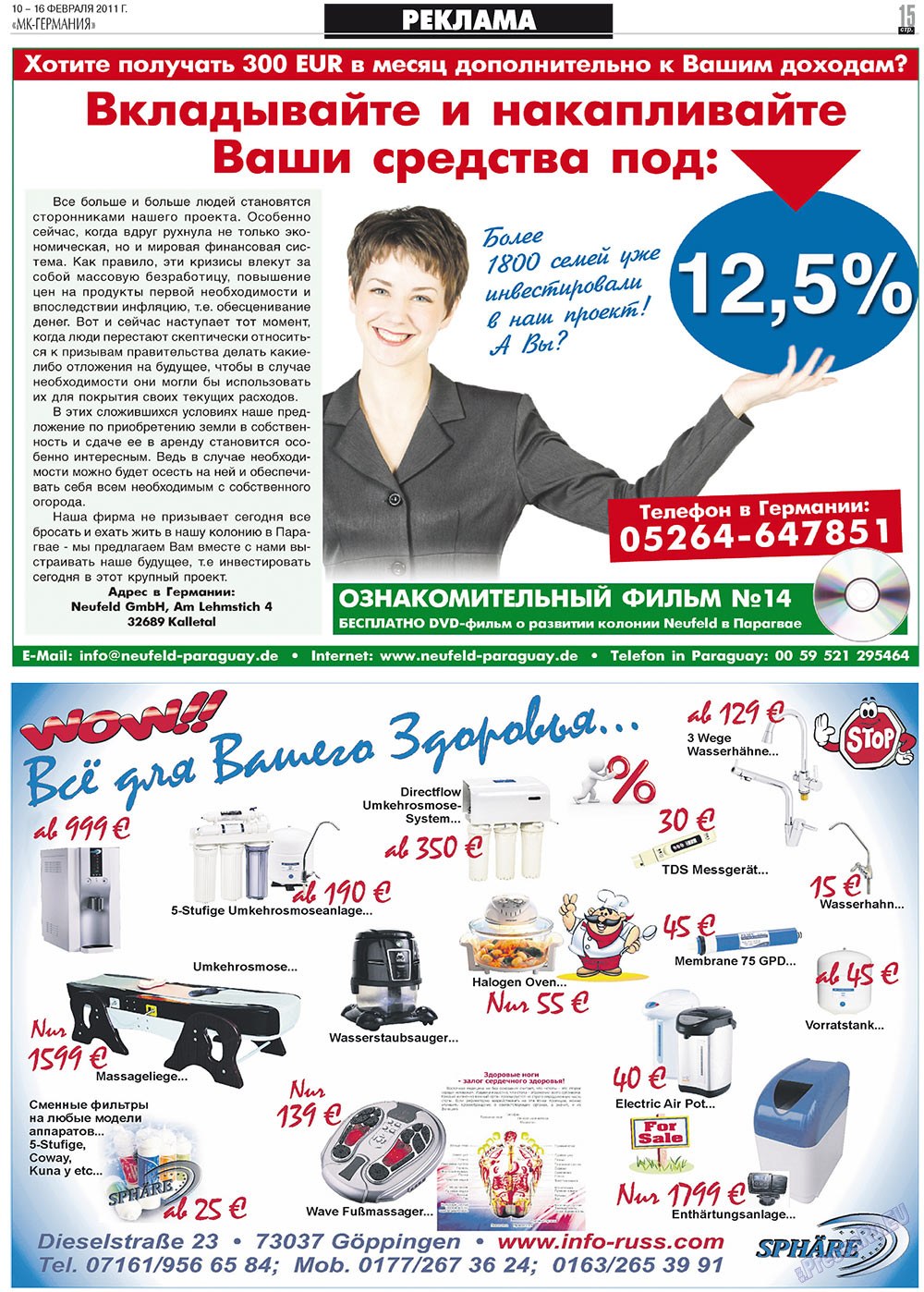 MK-Deutschland (Zeitung). 2011 Jahr, Ausgabe 6, Seite 15