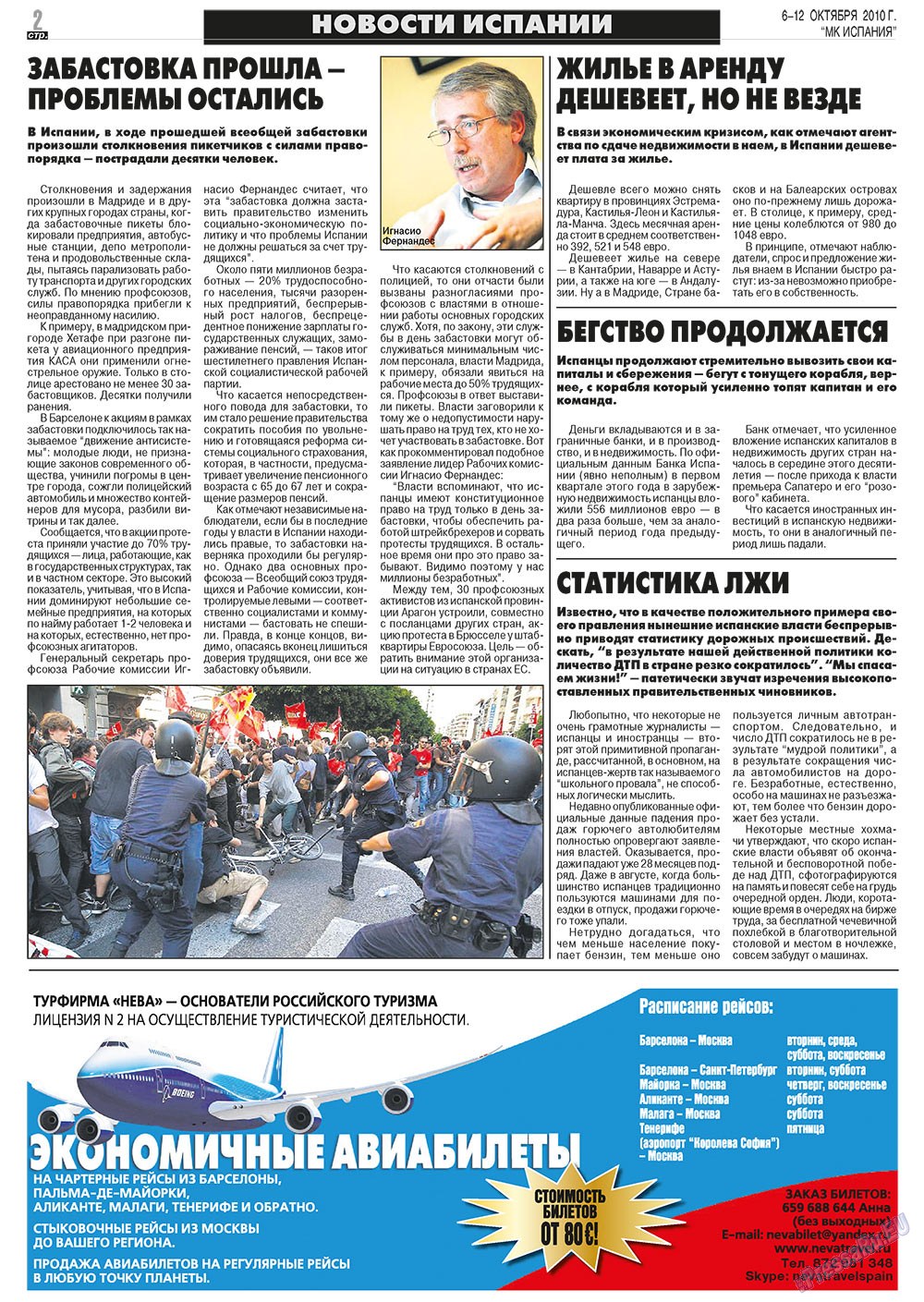 MK Spanien (Zeitung). 2010 Jahr, Ausgabe 40, Seite 2