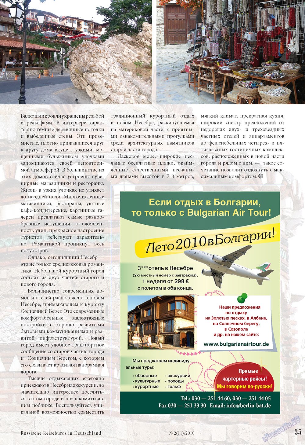 Unser Reiseburo (Zeitschrift). 2010 Jahr, Ausgabe 2, Seite 35