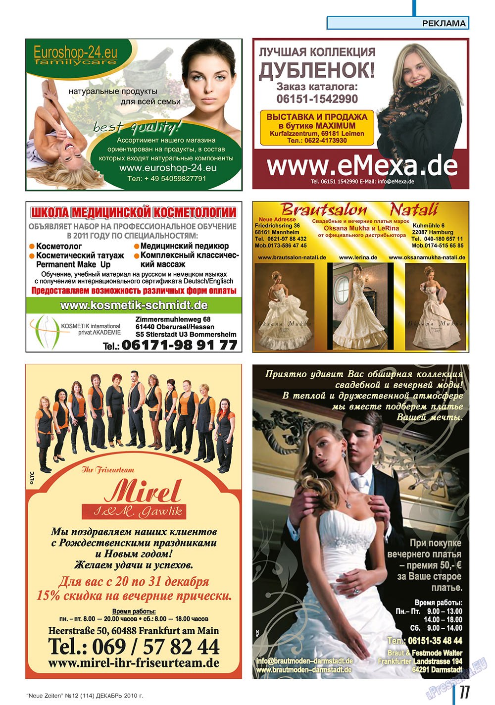 Neue Zeiten (Zeitschrift). 2010 Jahr, Ausgabe 12, Seite 77