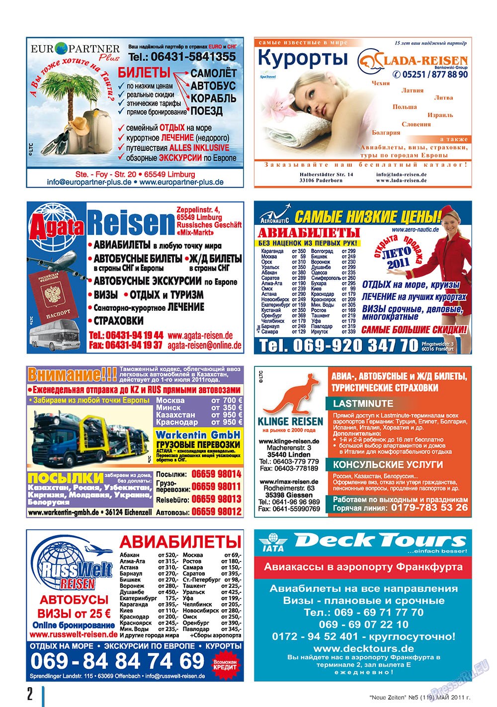 Neue Zeiten (Zeitschrift). 2011 Jahr, Ausgabe 5, Seite 2