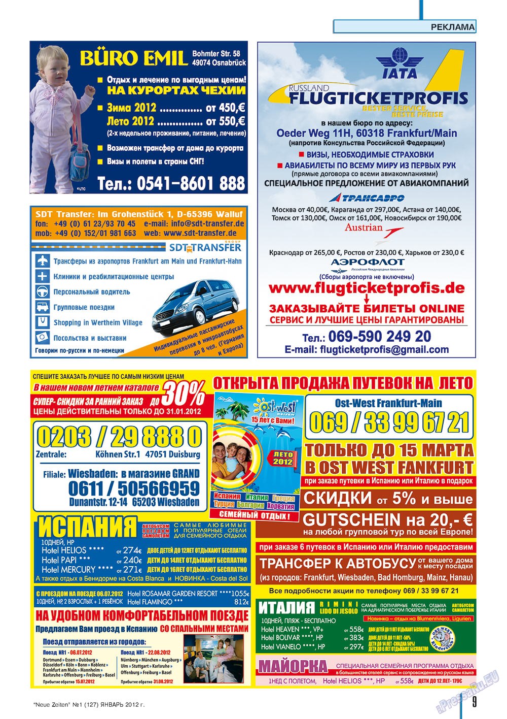 Neue Zeiten (Zeitschrift). 2012 Jahr, Ausgabe 1, Seite 9