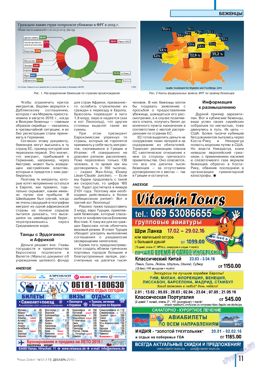 Neue Zeiten, журнал. 2015 №12 стр.11
