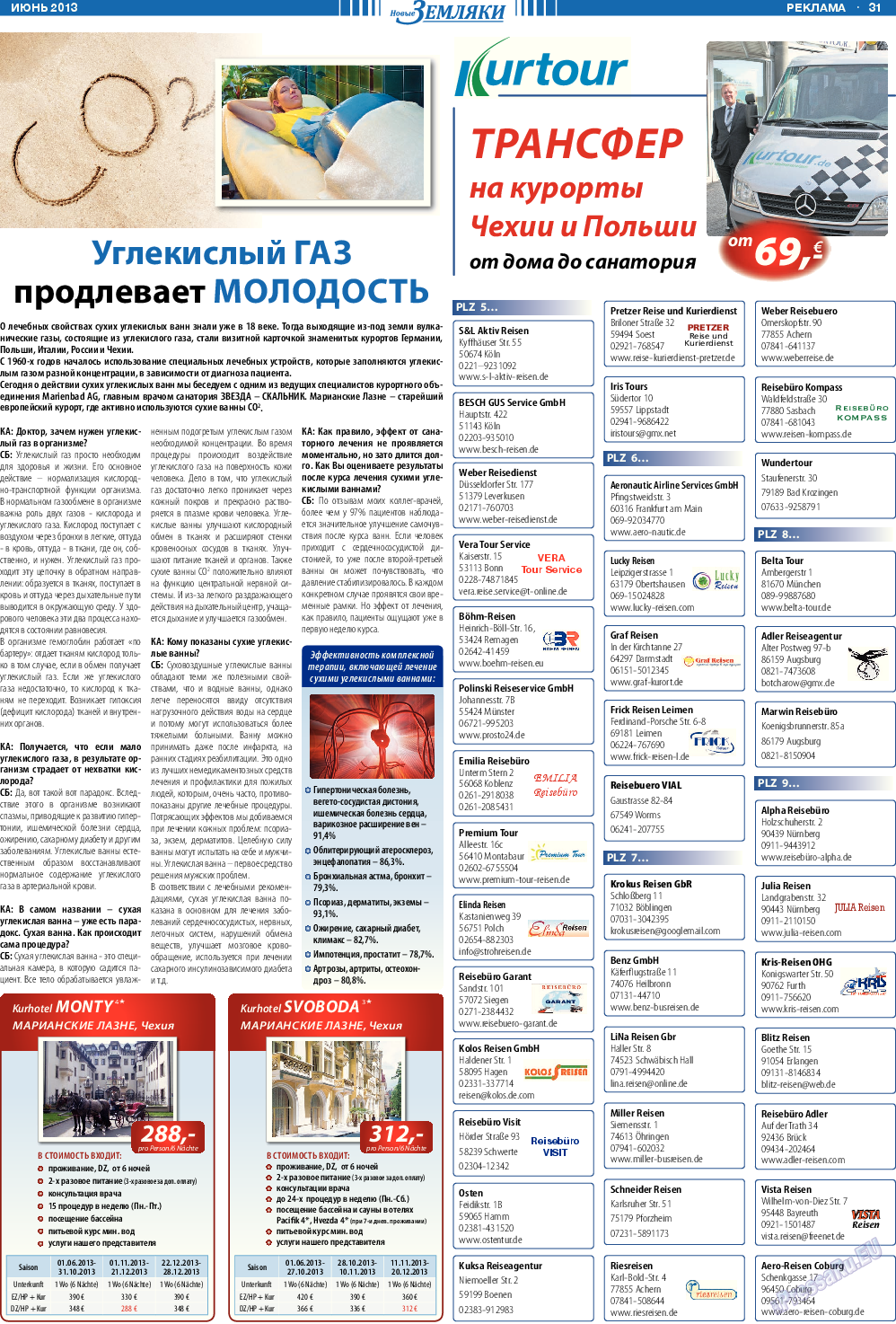 Новые Земляки, газета. 2013 №6 стр.31