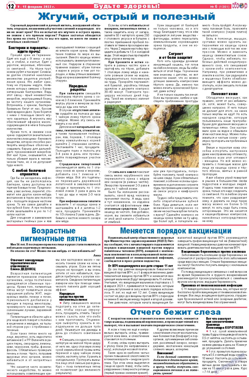 Обзор, газета. 2023 №6 стр.12
