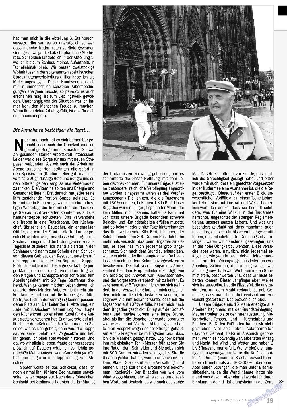 Ost-West Panorama (Zeitschrift). 2010 Jahr, Ausgabe 5, Seite 19