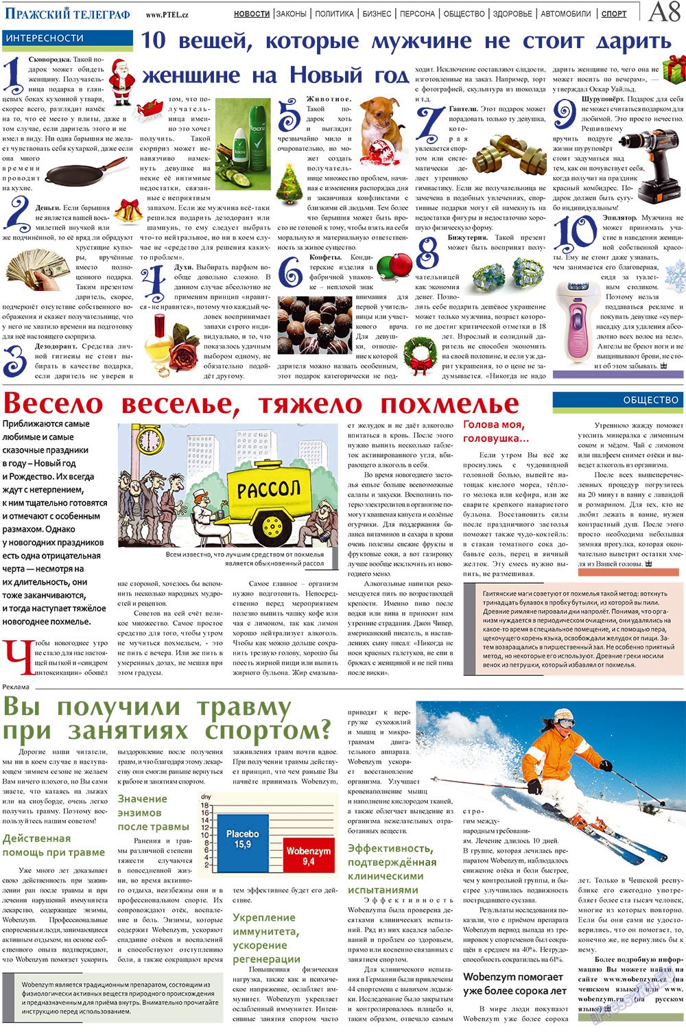 Пражский телеграф, газета. 2009 №36 стр.8