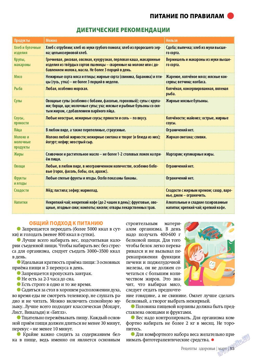 Рецепты здоровья, журнал. 2011 №3 стр.85