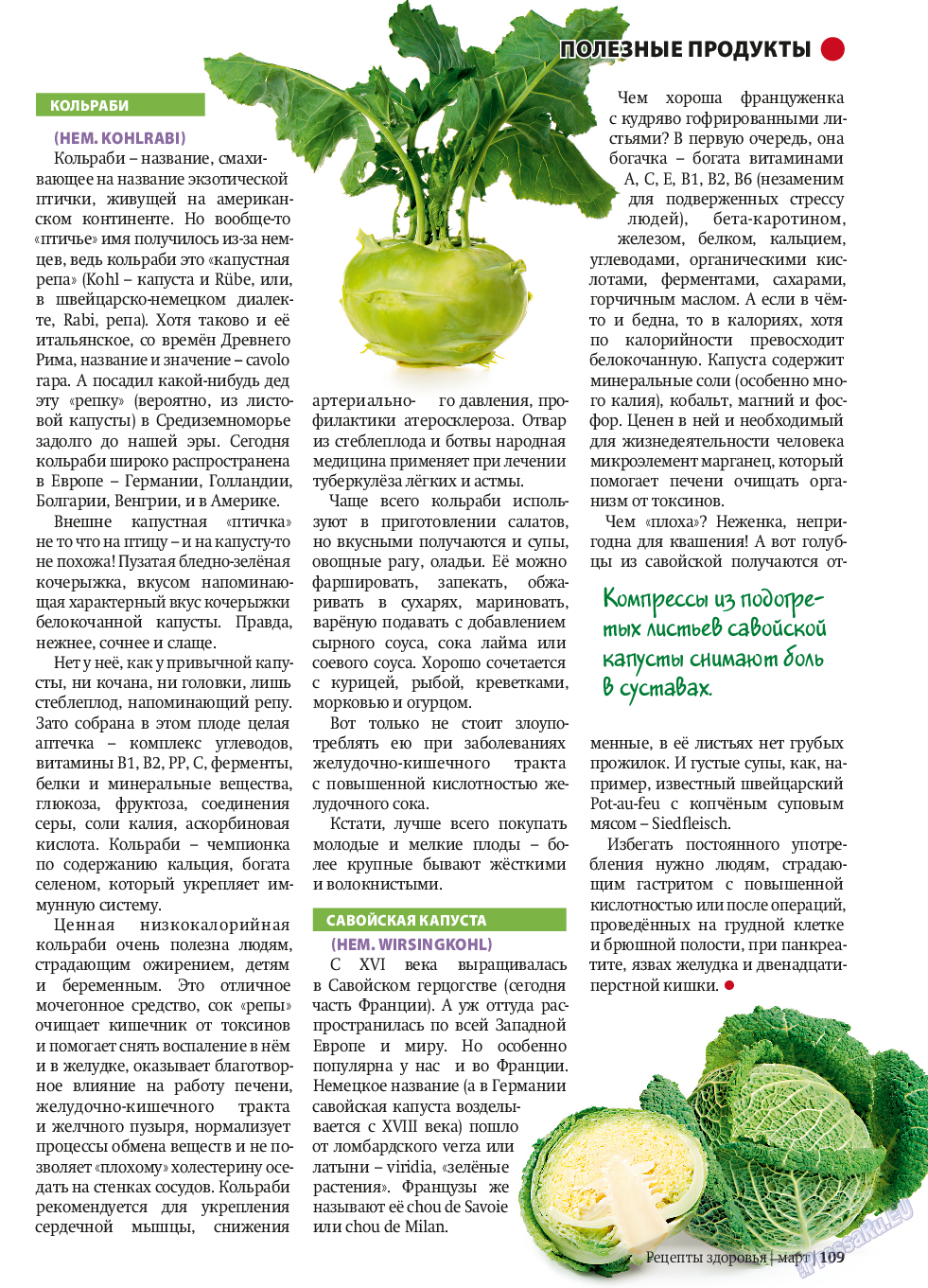 Рецепты здоровья, журнал. 2014 №58 стр.109