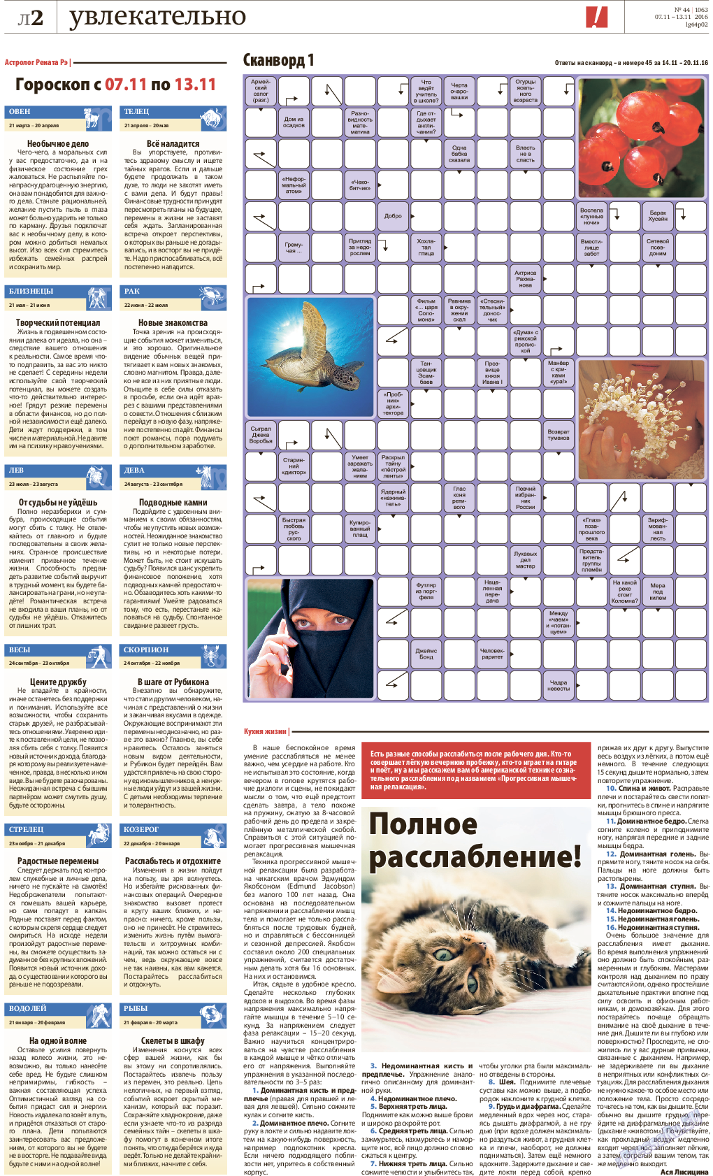 Рейнская газета, газета. 2016 №44 стр.22