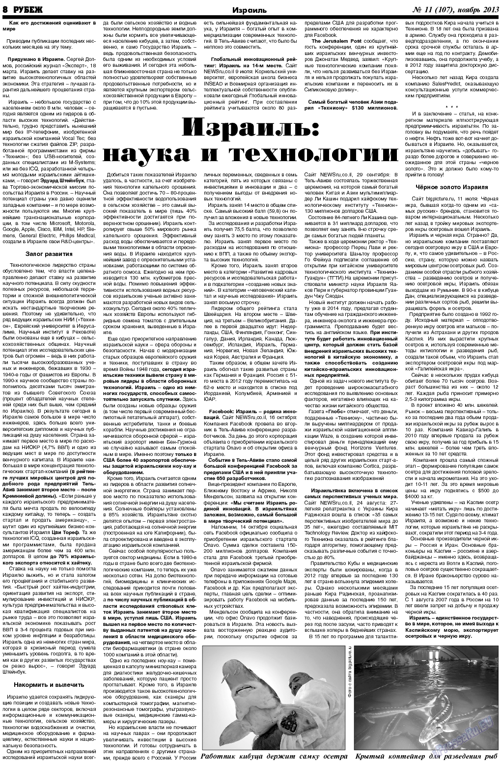 Рубеж, газета. 2013 №11 стр.8