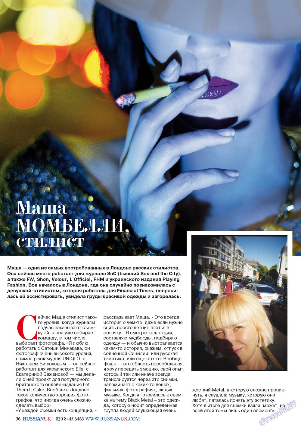 RussianUK (Zeitschrift). 2012 Jahr, Ausgabe 25, Seite 36