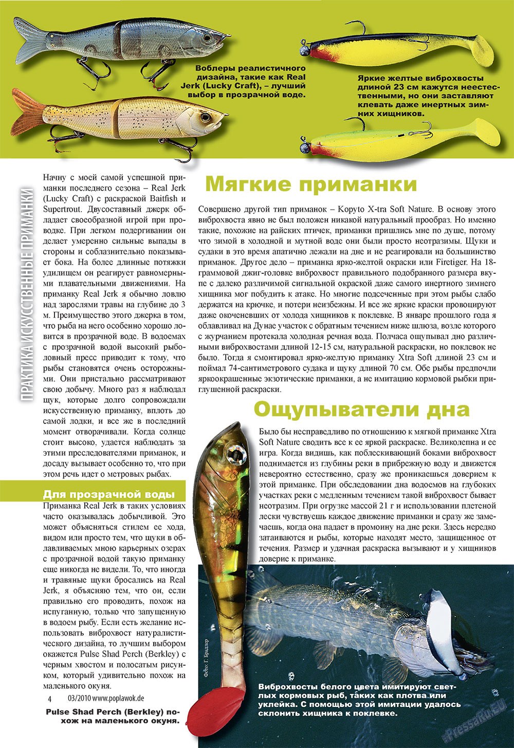 Angeln Plus (Zeitschrift). 2010 Jahr, Ausgabe 3, Seite 4
