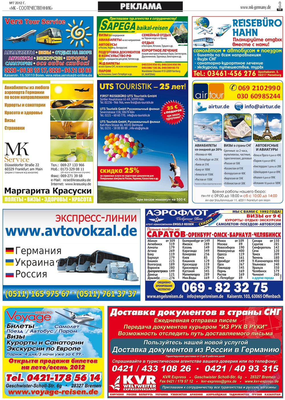 MK-Germany Landsleute (Zeitung). 2012 Jahr, Ausgabe 7, Seite 3