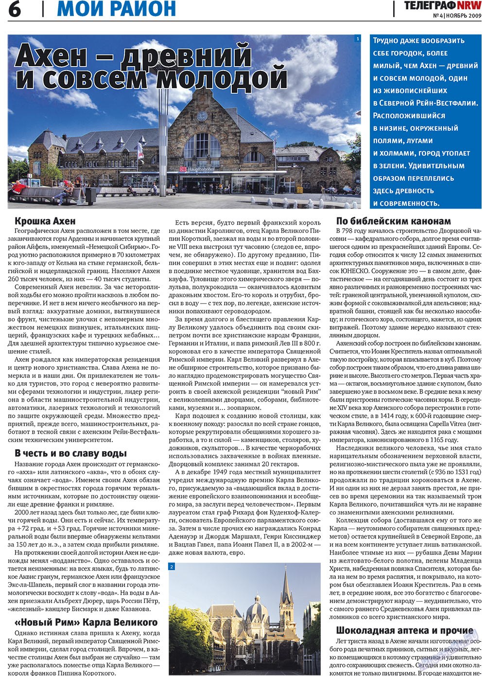 Telegraf NRW (Zeitung). 2009 Jahr, Ausgabe 4, Seite 6