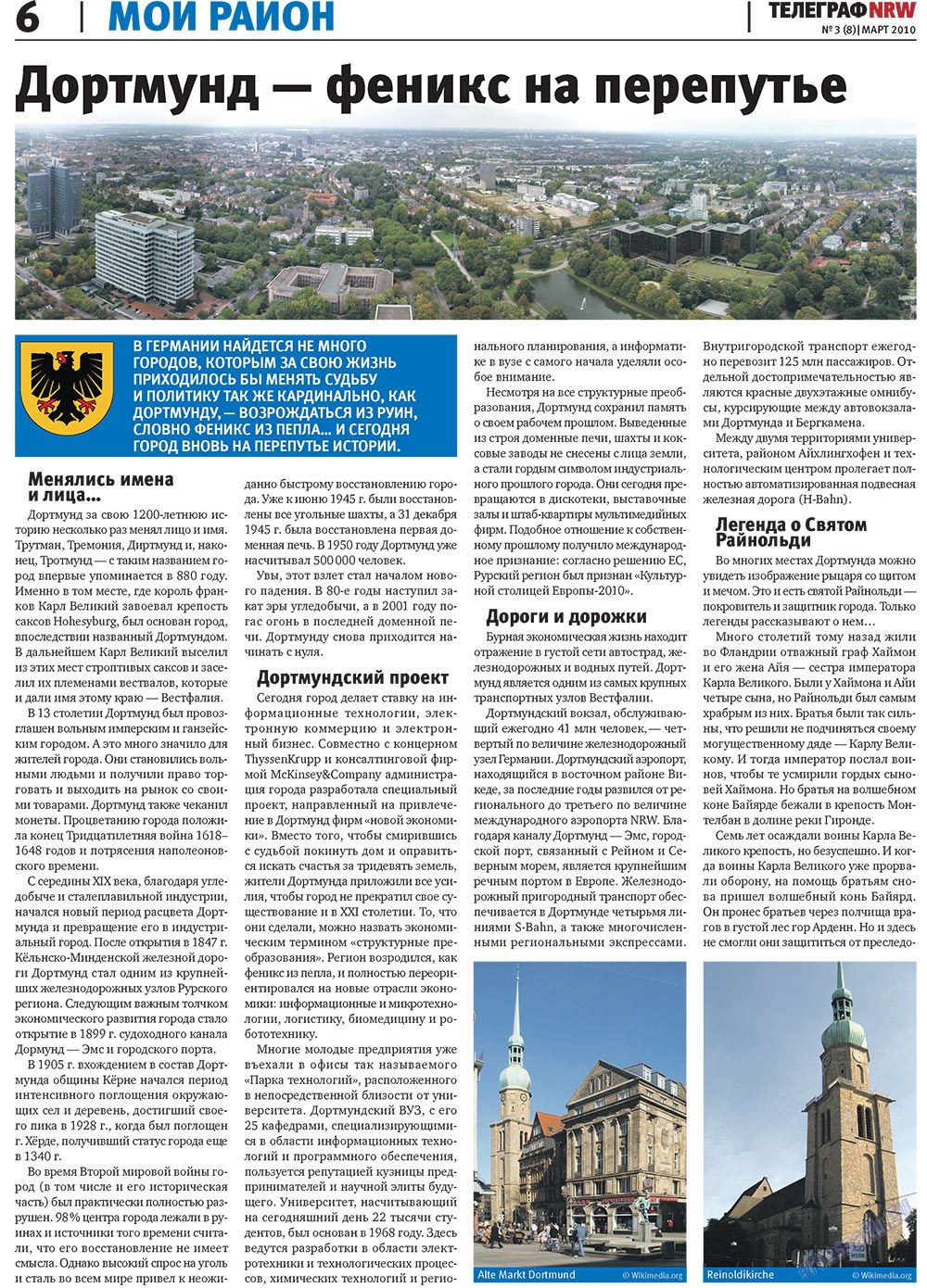 Telegraf NRW (Zeitung). 2010 Jahr, Ausgabe 3, Seite 6