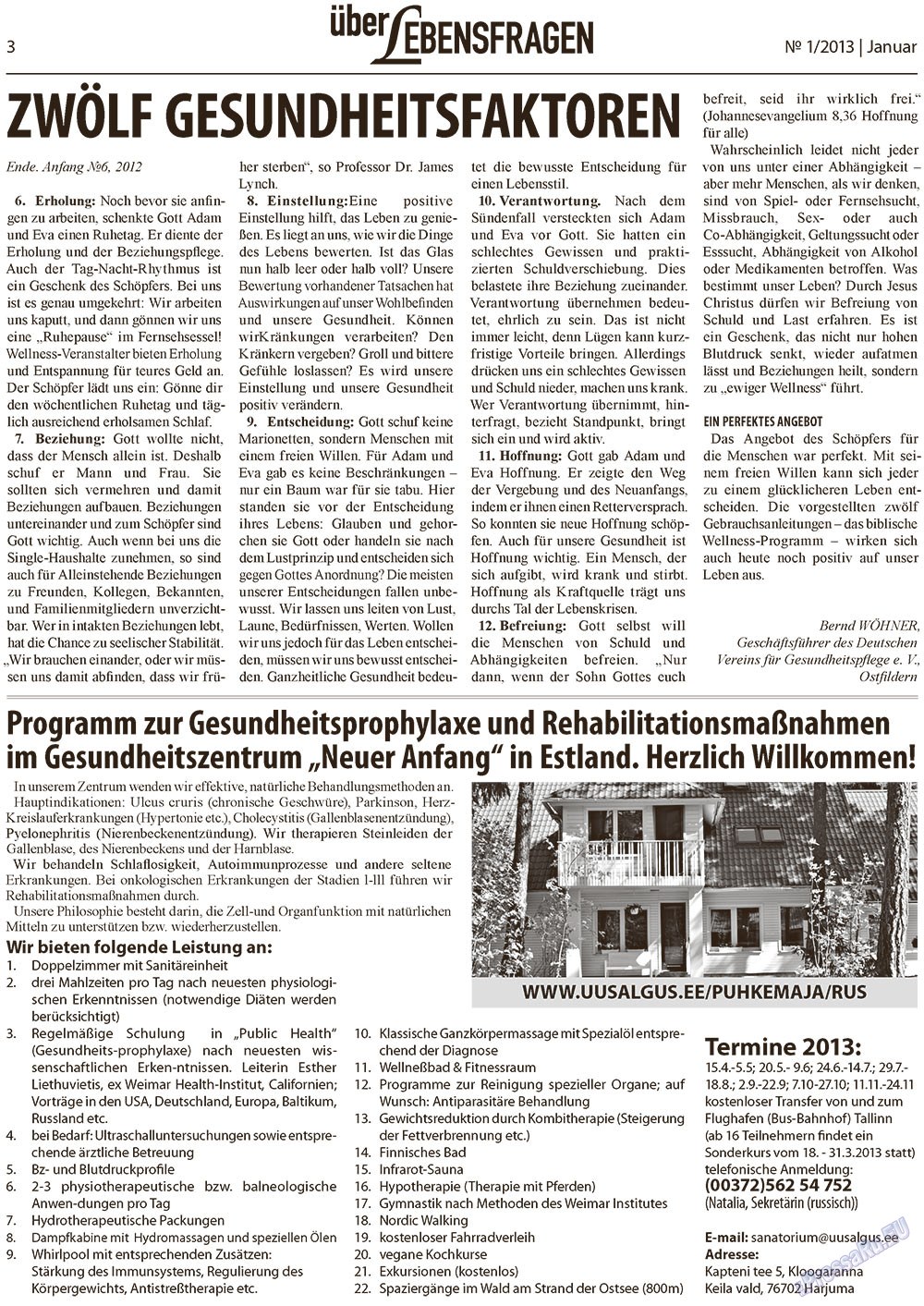 Ewiger Schatz (Zeitung). 2013 Jahr, Ausgabe 1, Seite 23
