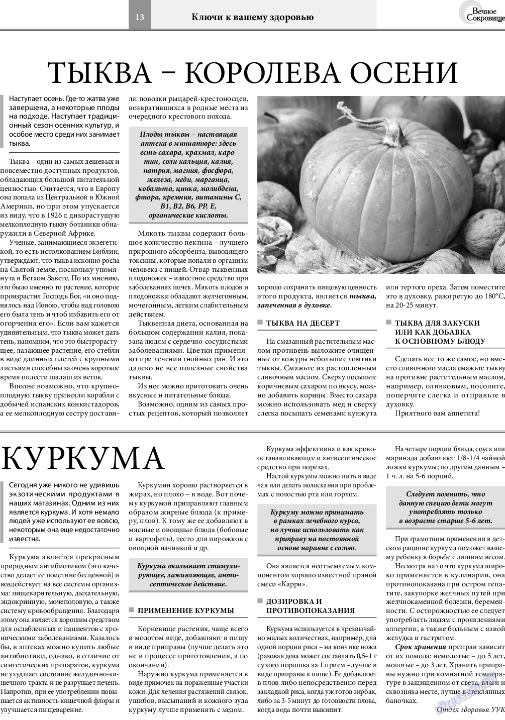 Вечное сокровище, газета. 2021 №5 стр.13