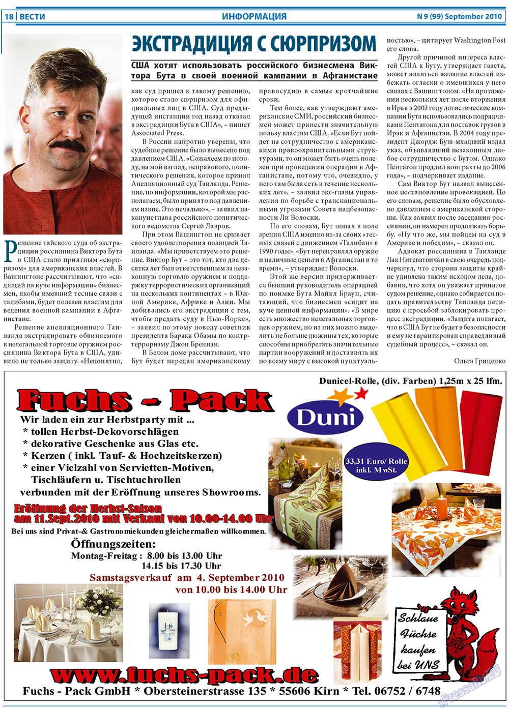 Westi (Zeitung). 2010 Jahr, Ausgabe 9, Seite 18
