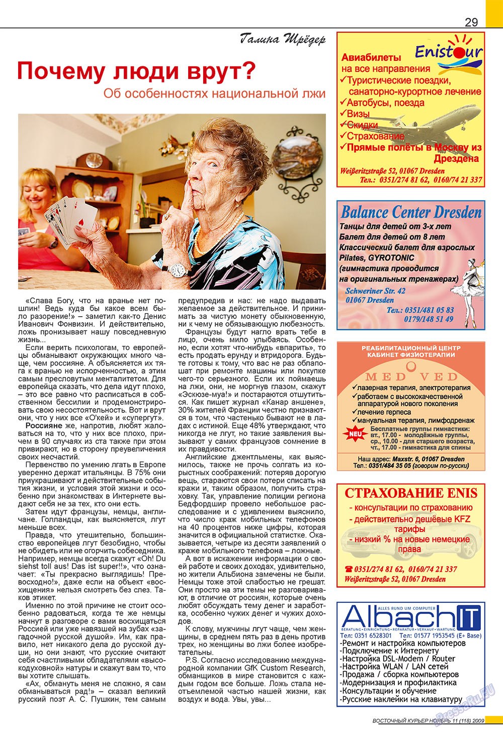 Ost-Kurier (Zeitschrift). 2009 Jahr, Ausgabe 11, Seite 29