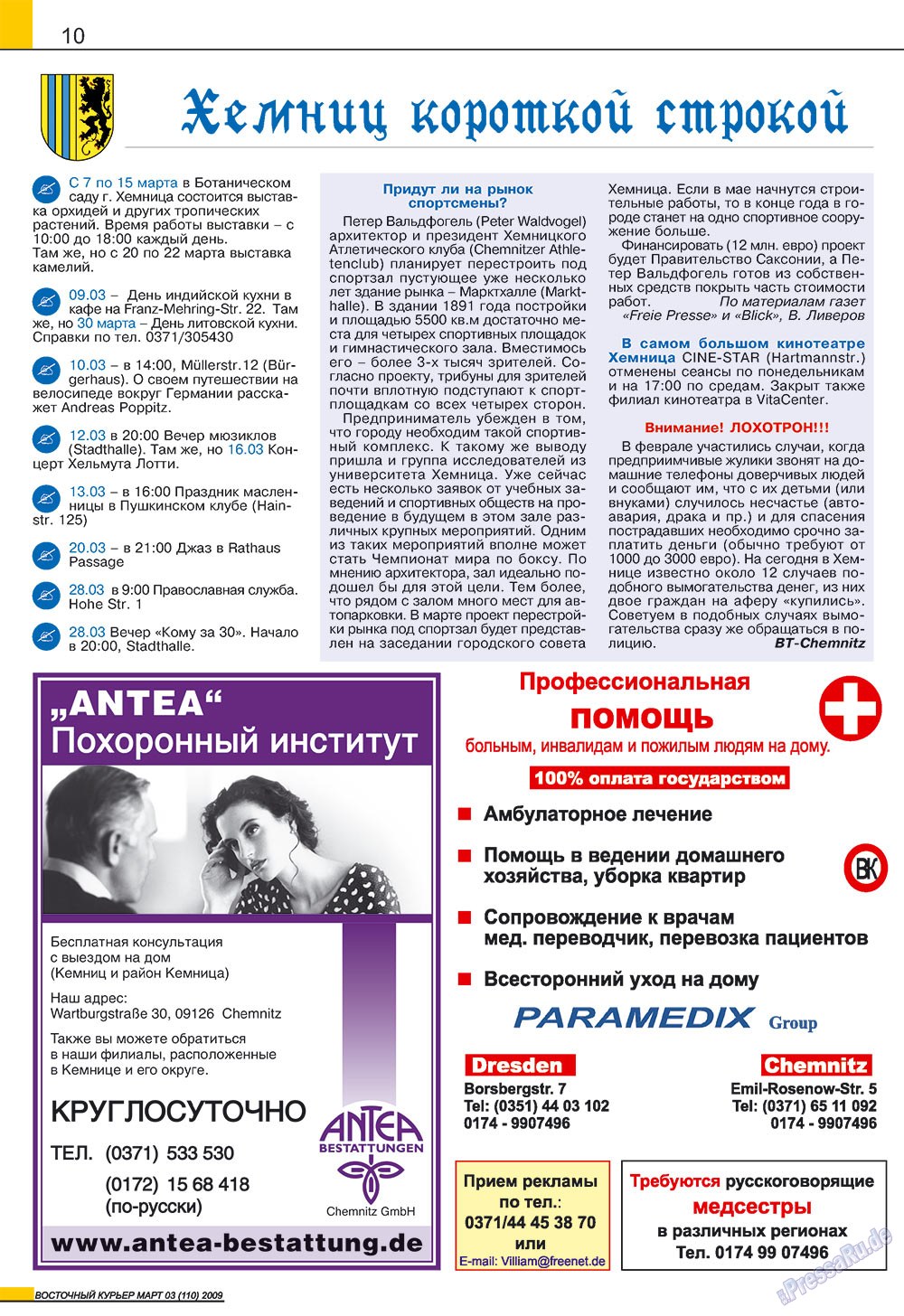Ost-Kurier (Zeitschrift). 2009 Jahr, Ausgabe 3, Seite 10