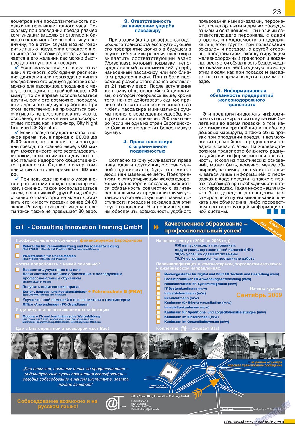 Ost-Kurier (Zeitschrift). 2009 Jahr, Ausgabe 5, Seite 23