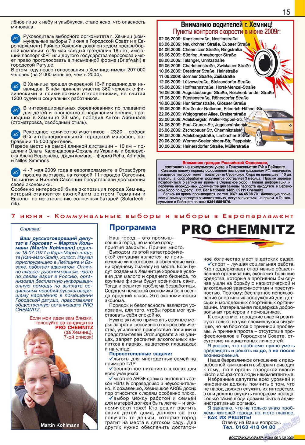 Ost-Kurier (Zeitschrift). 2009 Jahr, Ausgabe 6, Seite 15