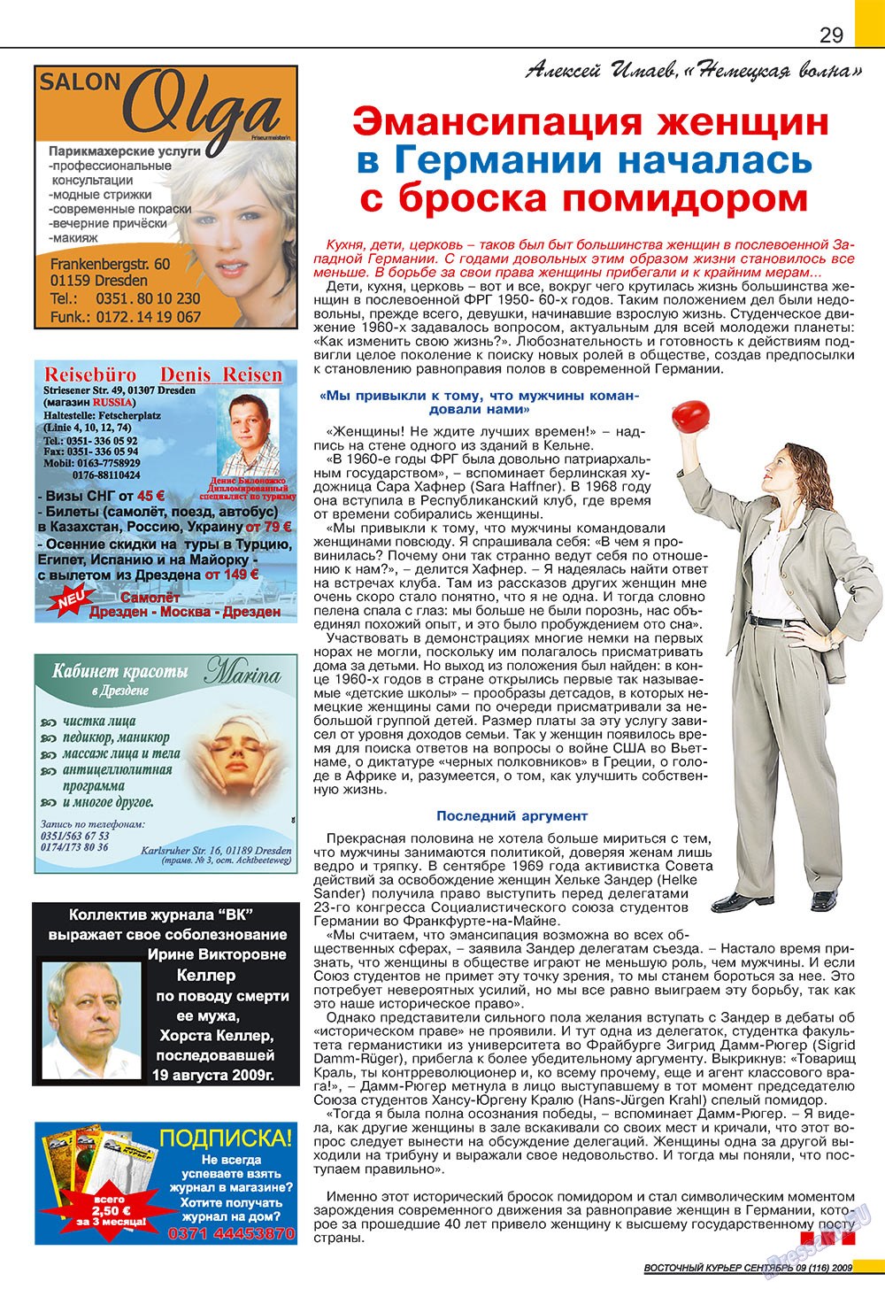 Ost-Kurier (Zeitschrift). 2009 Jahr, Ausgabe 9, Seite 29