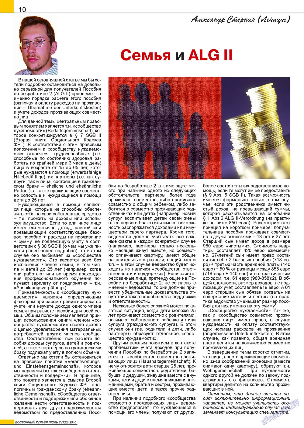 Ost-Kurier (Zeitschrift). 2010 Jahr, Ausgabe 7, Seite 10