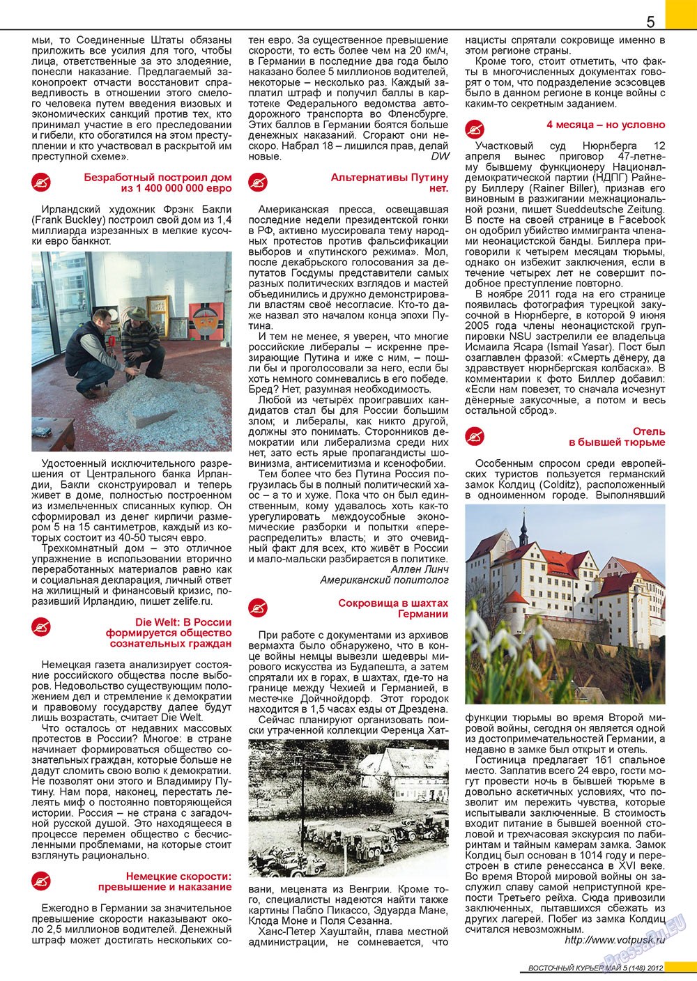 Ost-Kurier (Zeitschrift). 2012 Jahr, Ausgabe 5, Seite 5