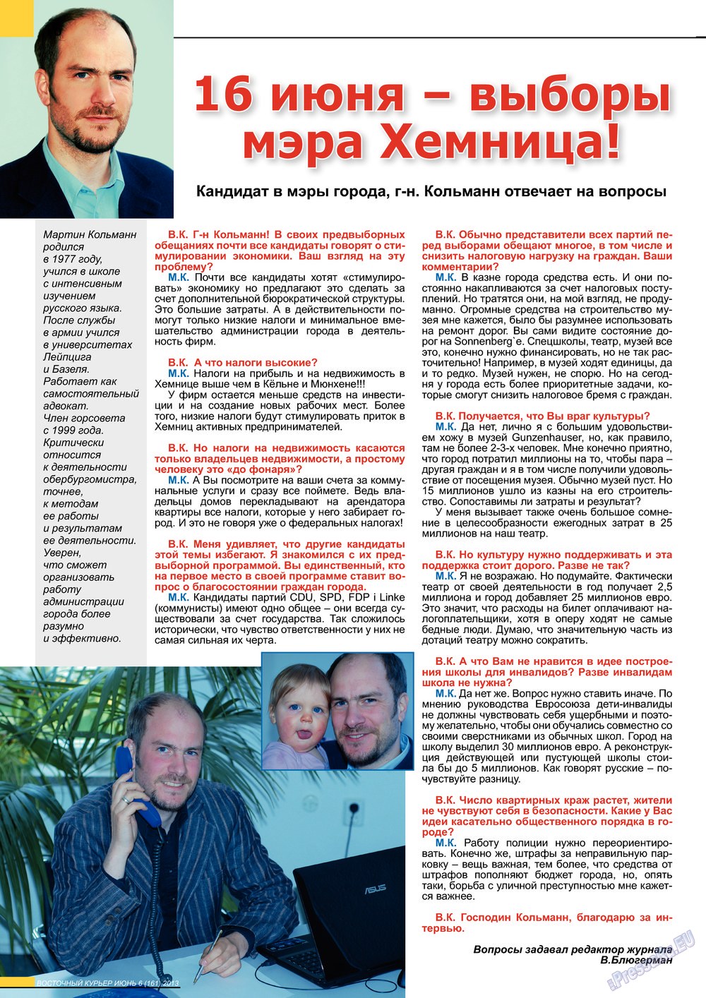 Ost-Kurier (Zeitschrift). 2013 Jahr, Ausgabe 6, Seite 16